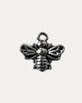 Charm Abeille argenté